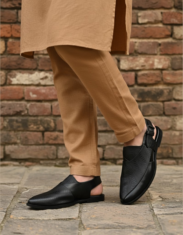 EX5124-Black-Men Peshawari