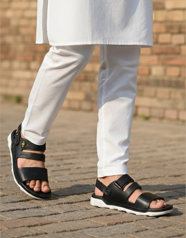 ZR4002-Black-Men Sandal