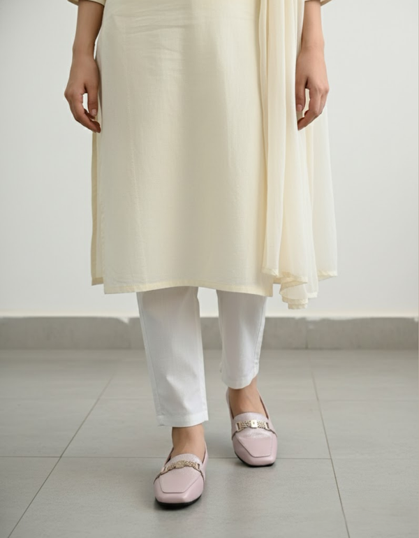 AE-5007- Pink- Ladies Soft Casual Pumps