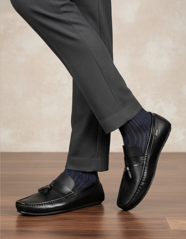 EX-4999-Black-Men Driving Moccasins