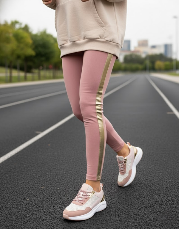 ZR6521-Pink-Ladies Comfortable Joggers