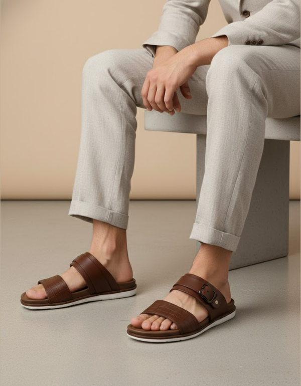 ZR3503-Musted-Men Casual Slipper