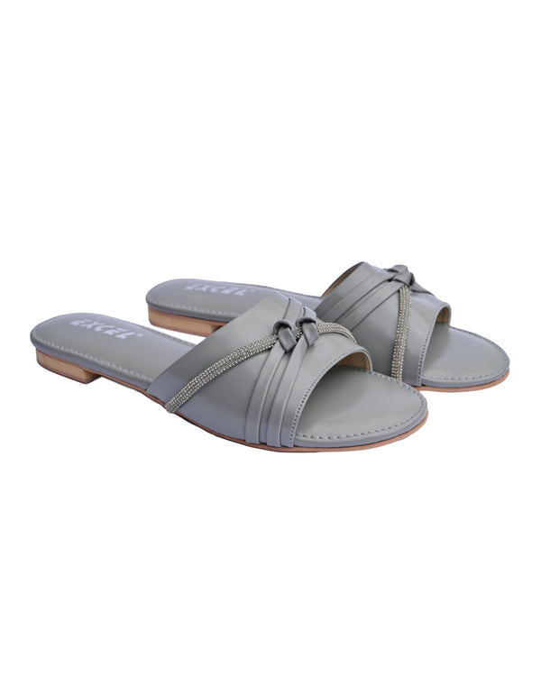 IJ-1021-Grey Women Chappal